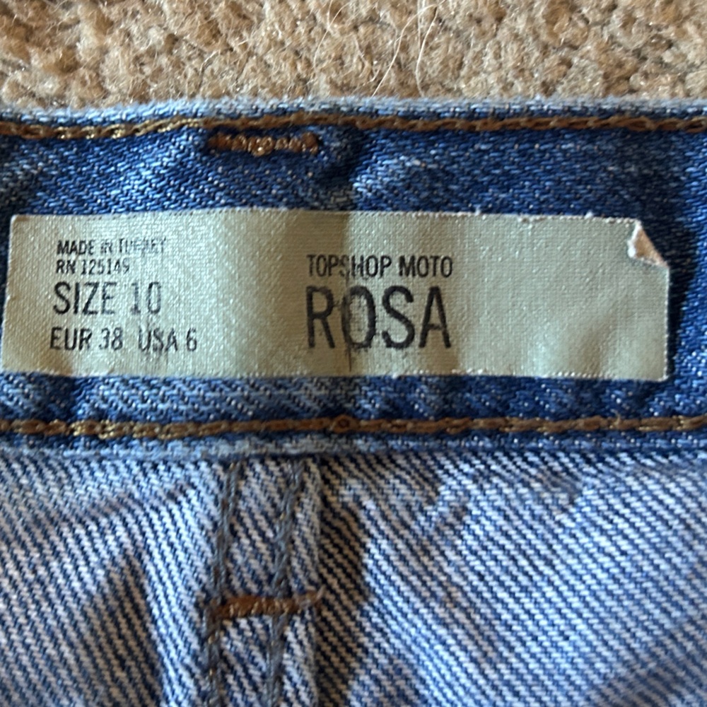 TOPSHOP MOTO ROSA SHORTS - Picture 8 of 10